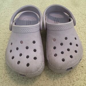 Lavender crocs